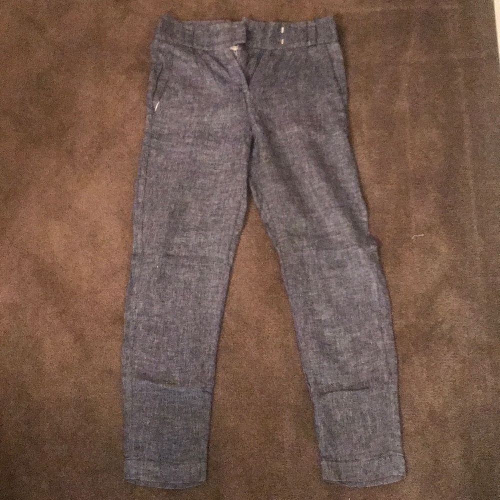 Maje blue linen pants